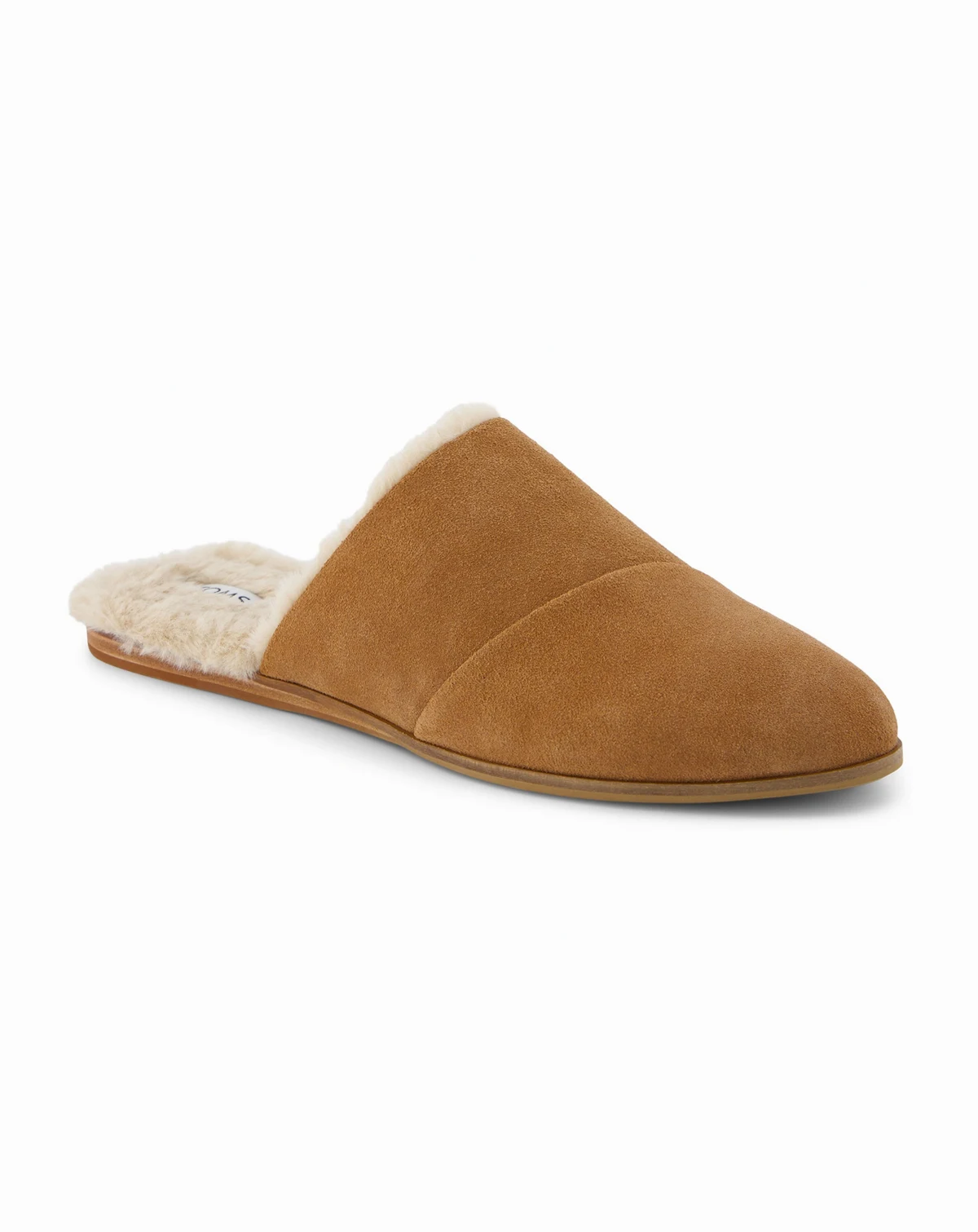 Women's Jade Faux Fur Flat Slip On Mules