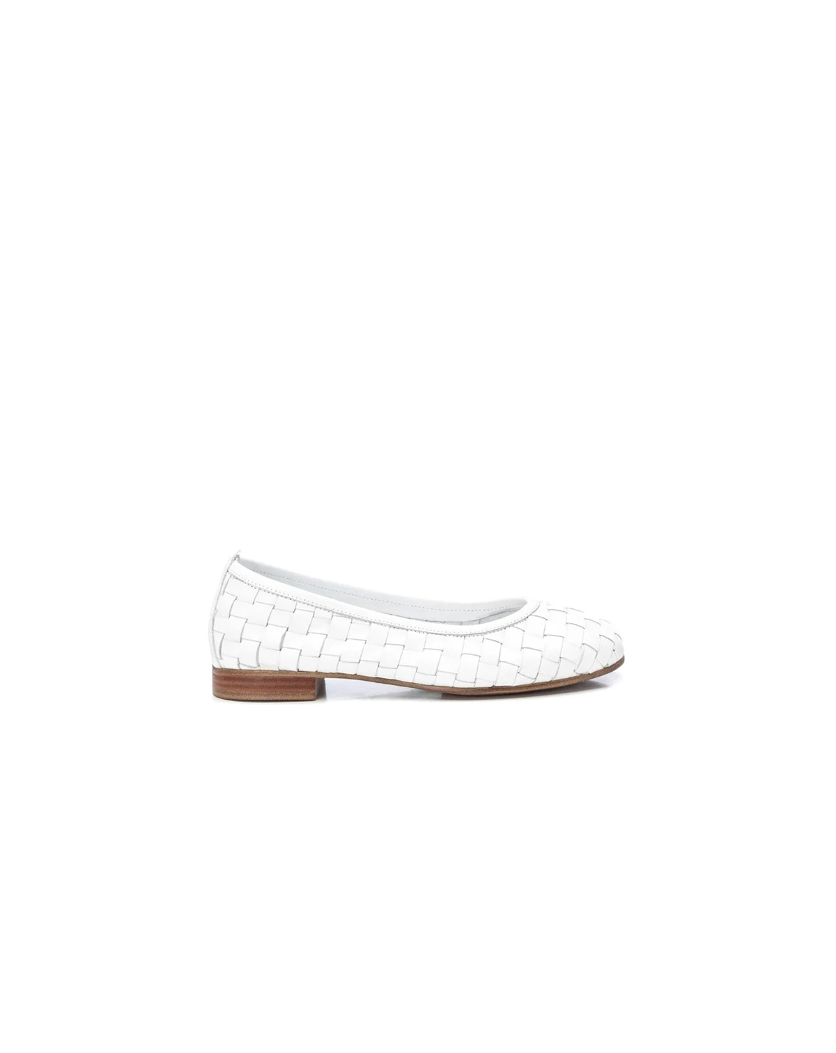 Carmela Leather Collection Women's Braided Flats By XTI