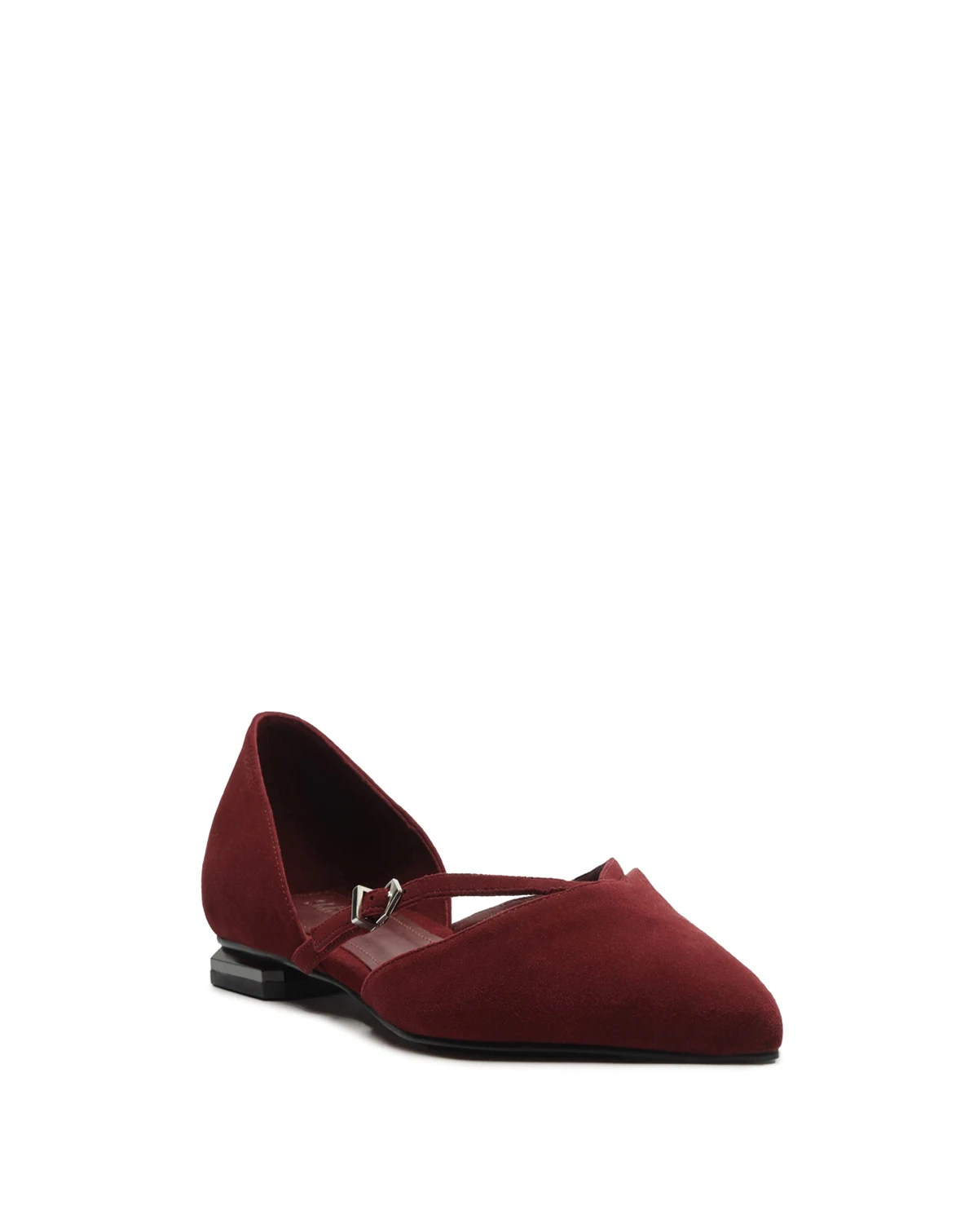 Women's Rue Buckle Pointed Toe Flats