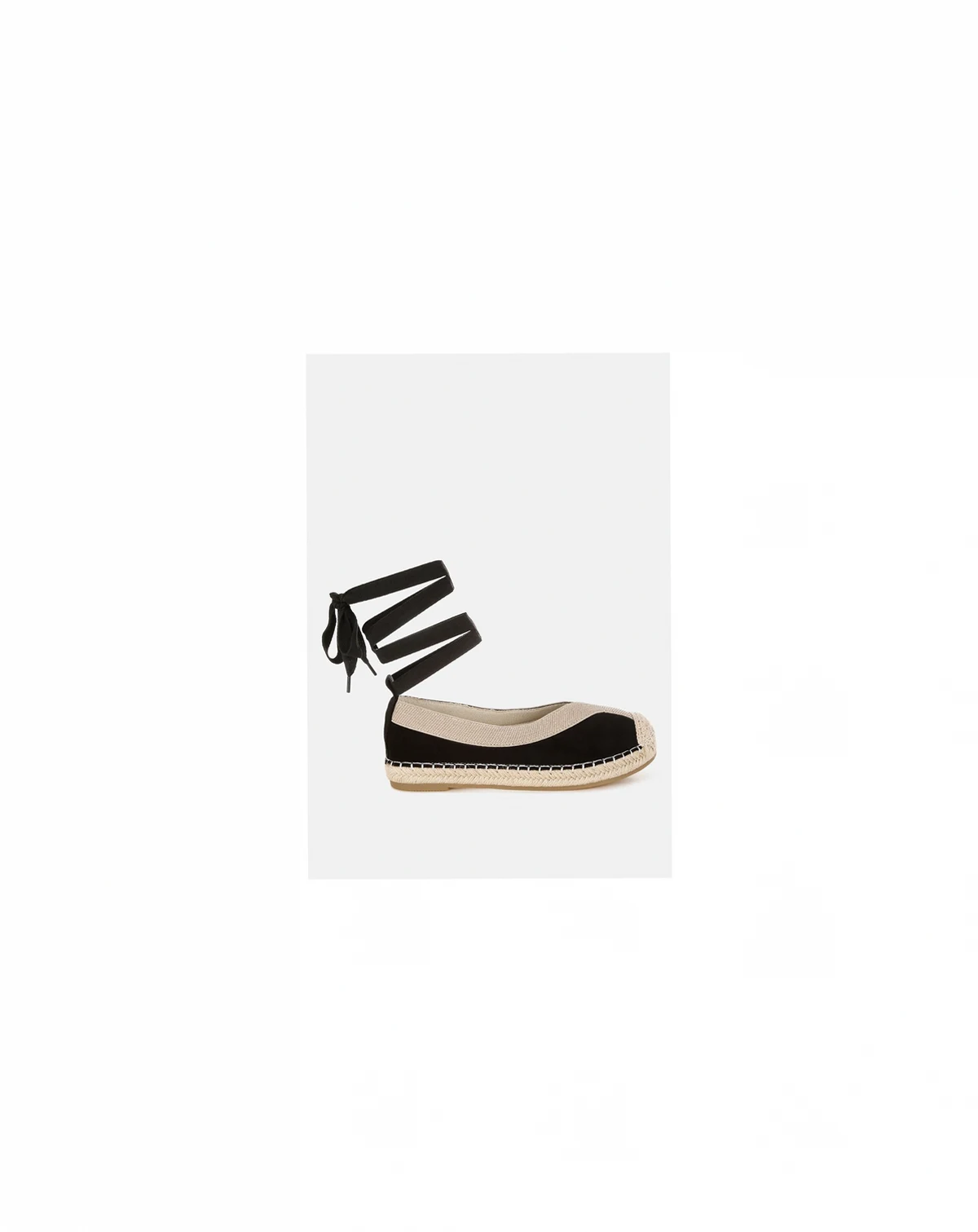 Yalva Microfiber Detachable Lace Espadrilles
