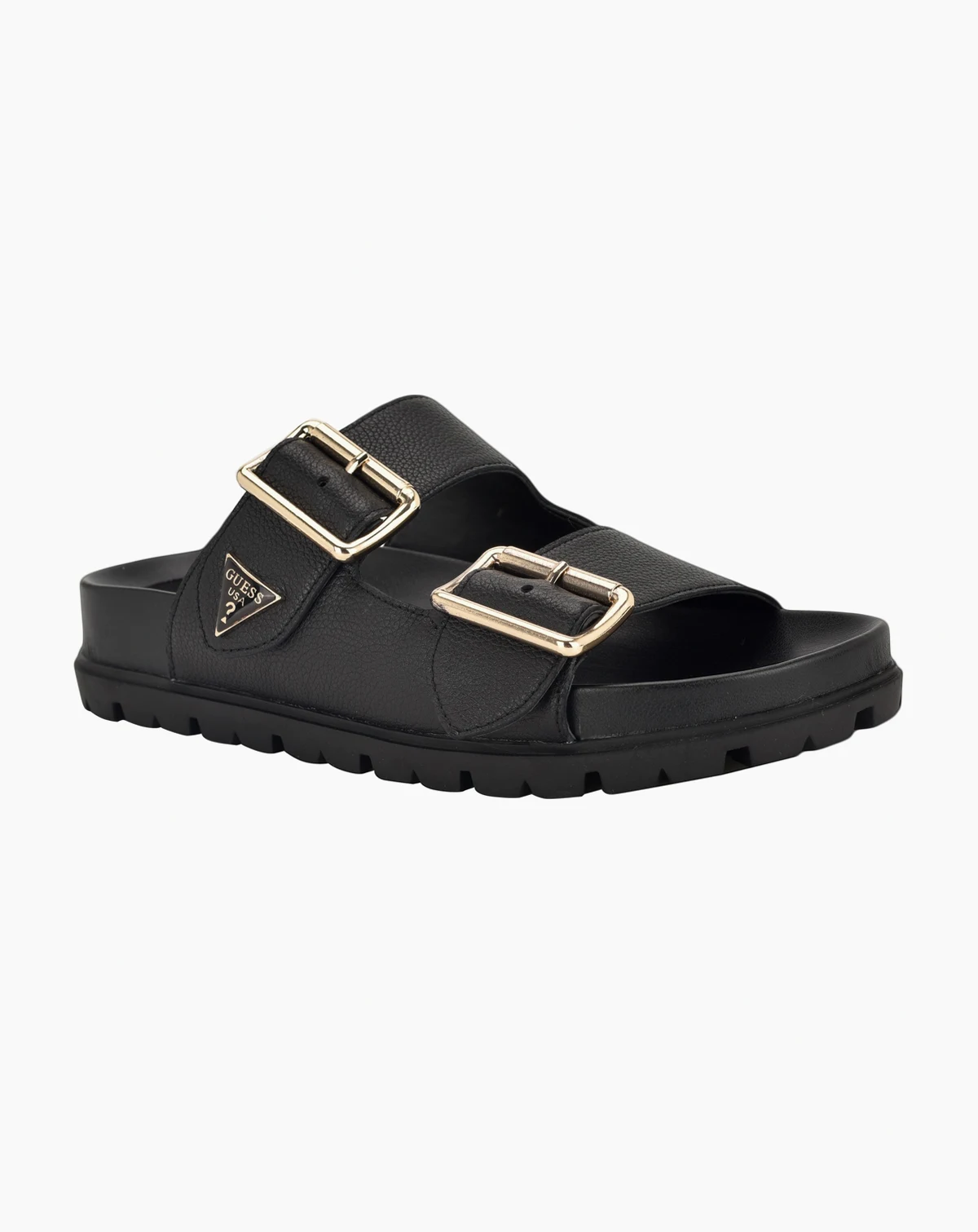 Women's Fasten Double-Buckle Footbed Sandals