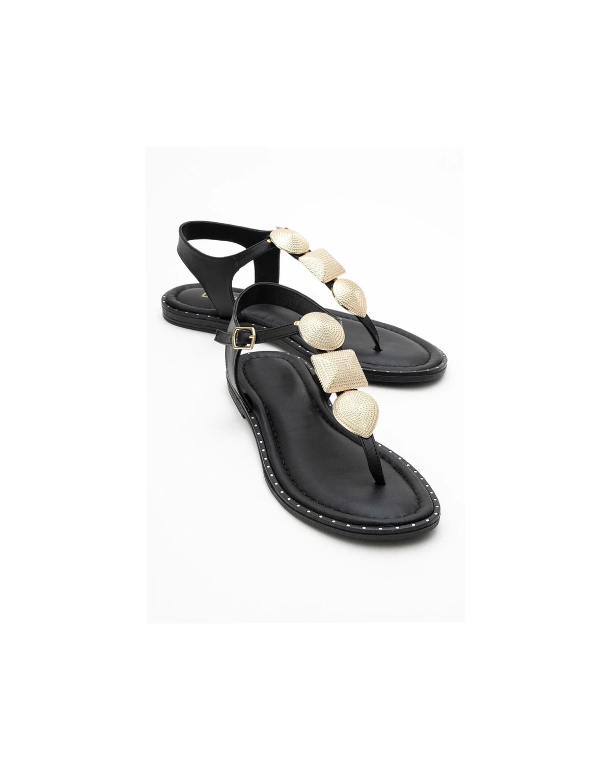 Giulia Leather Flat Sandal (Women)