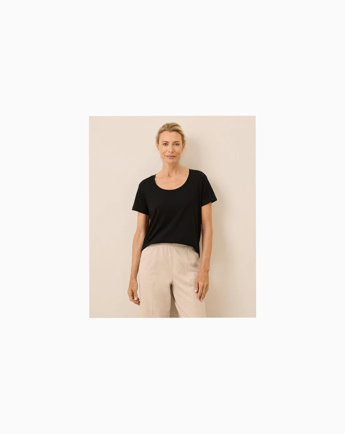 Organic Cotton Softspun Scoop Neck Tee