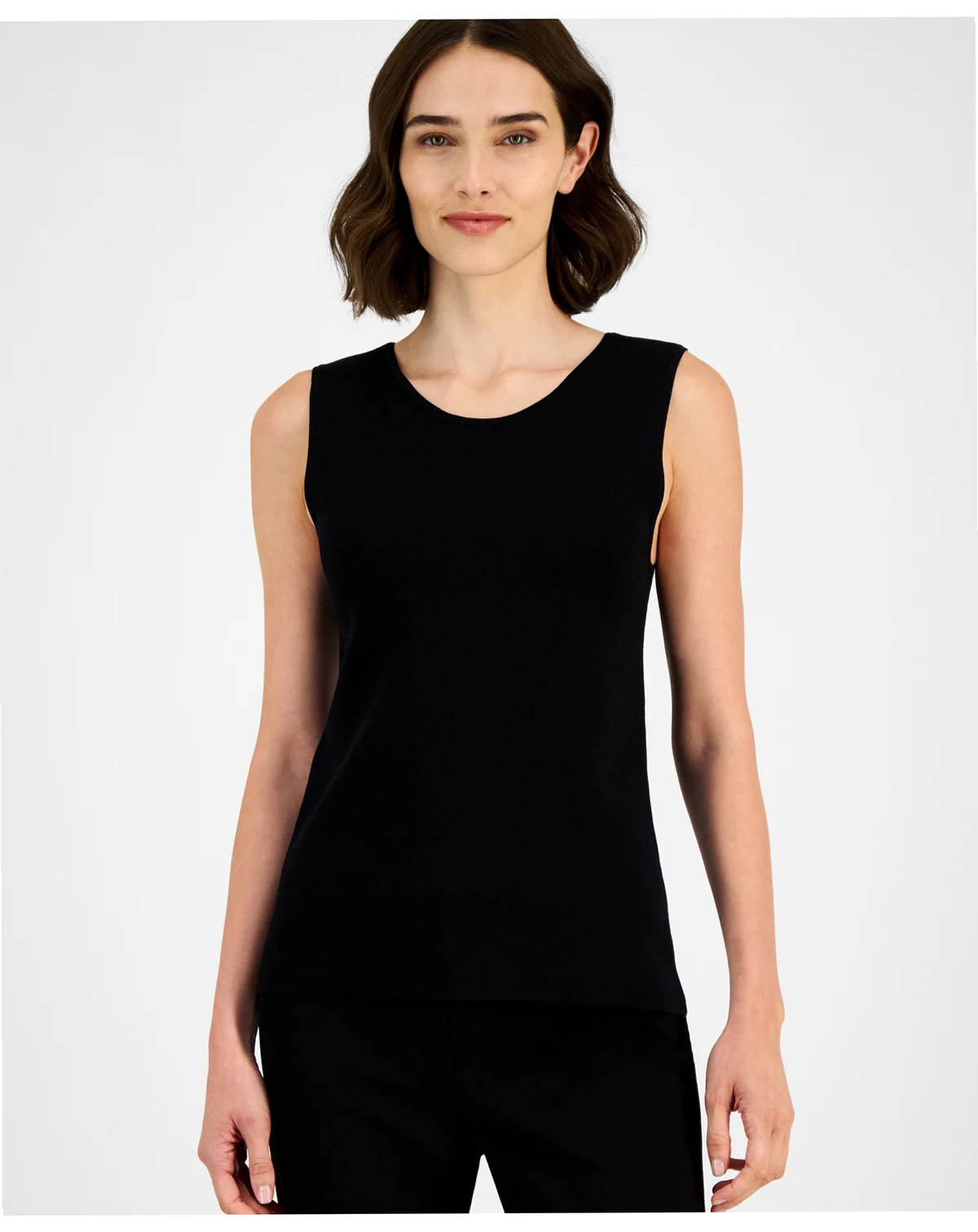 Women's Sleeveless Crewneck Sweater