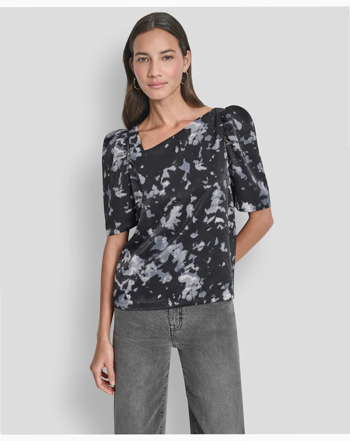 Women's Short Sleeve Printed Top