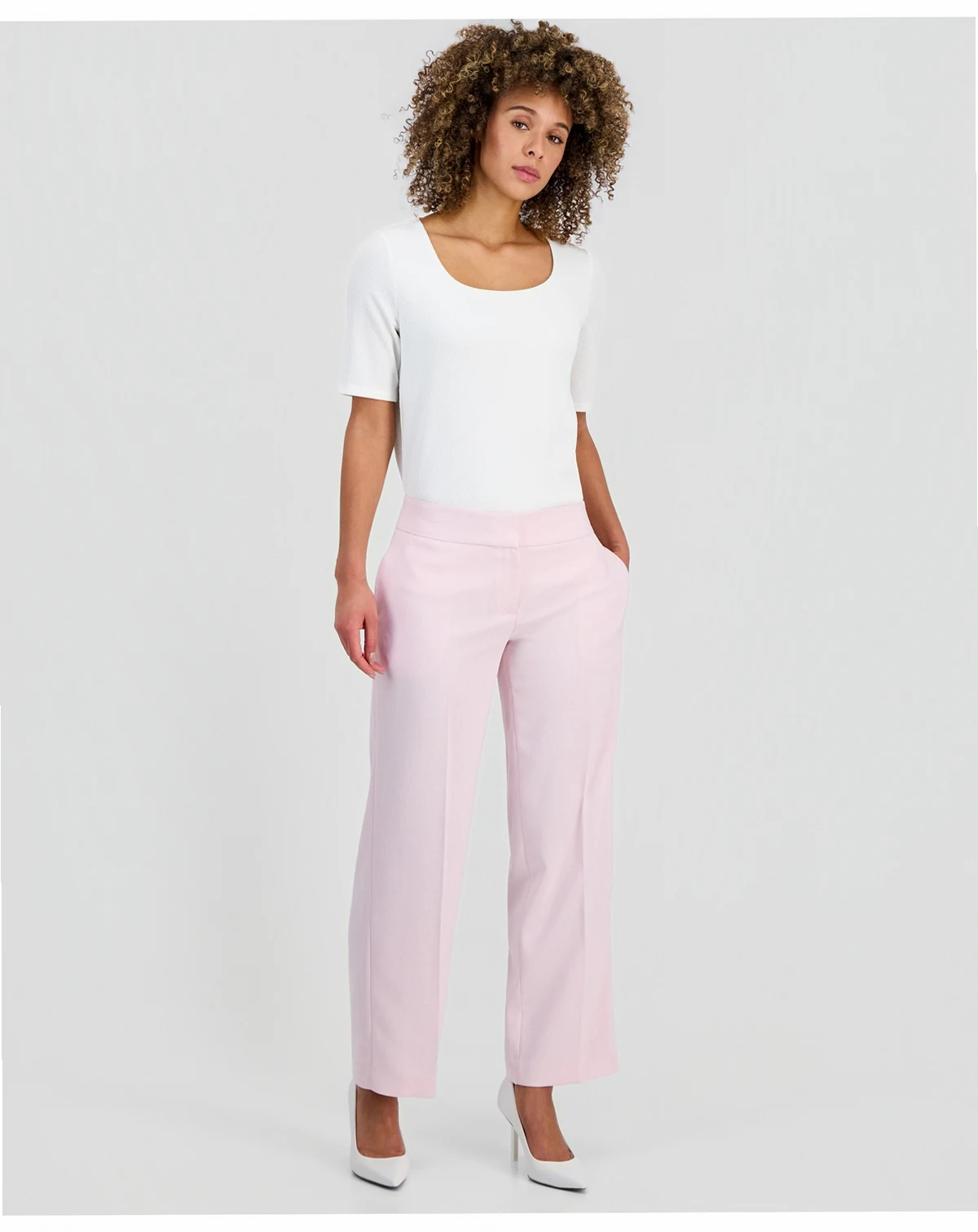 Women's Wide-Leg High-Rise Pants
