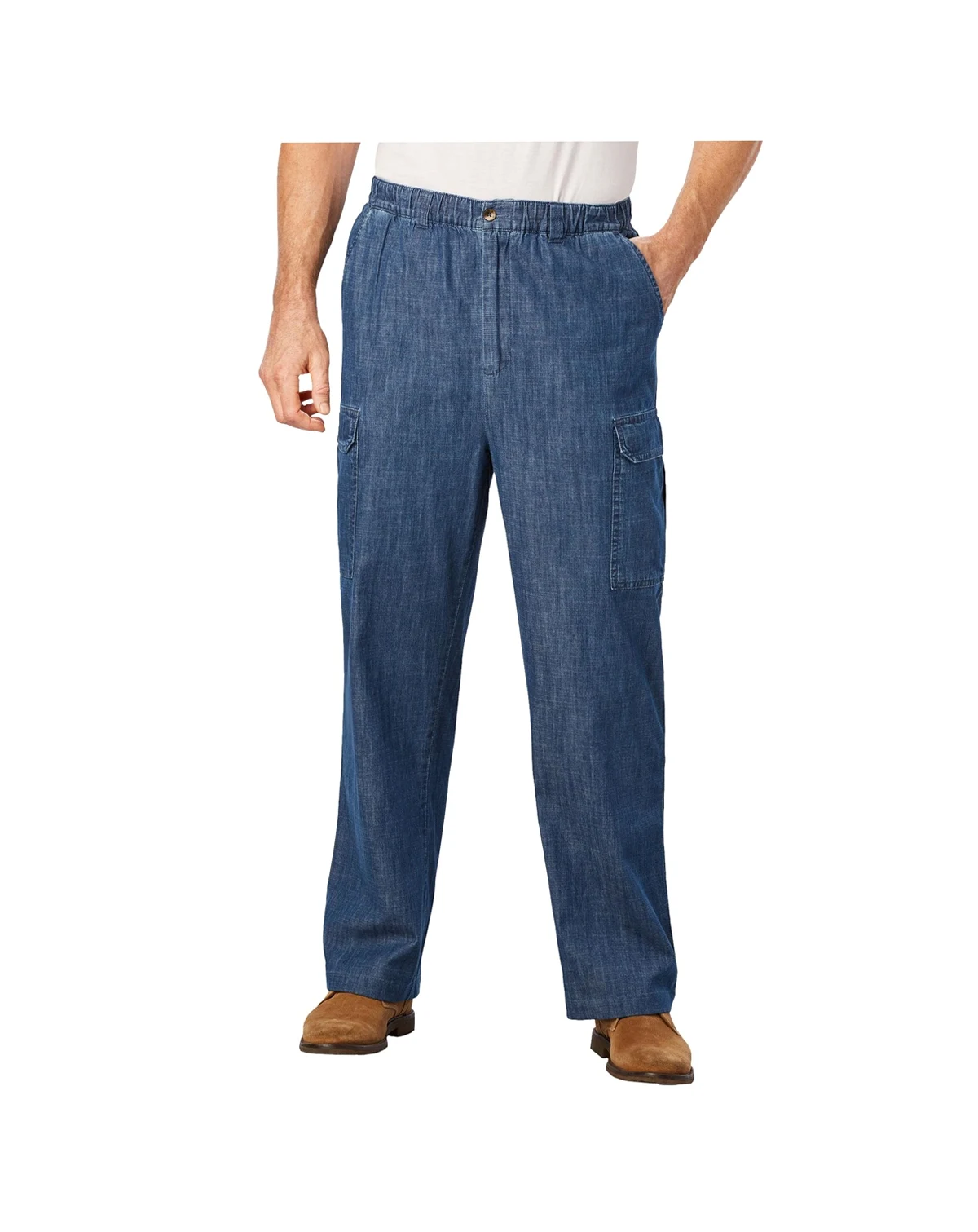 Big & Tall Knockarounds Full-Elastic Waist Cargo Pants