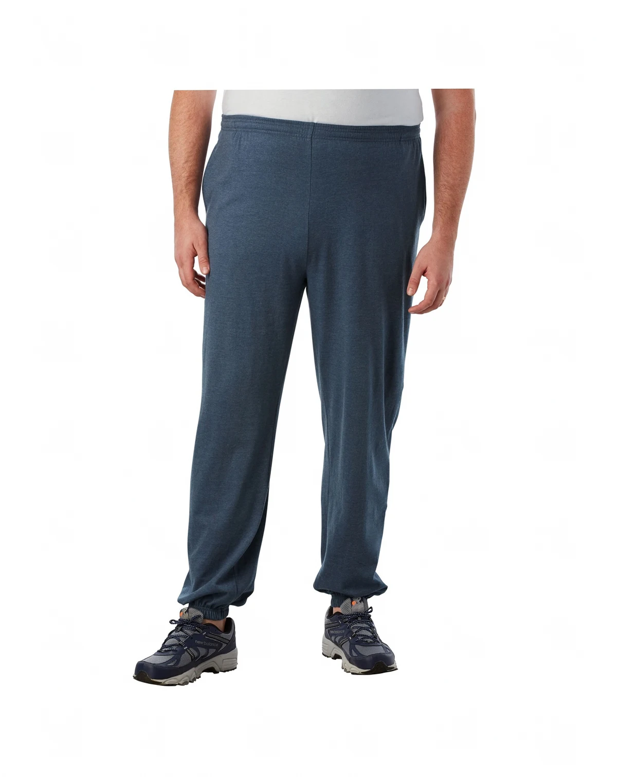 Big & Tall Lightweight Jersey Elastic Cuff Sweatpants