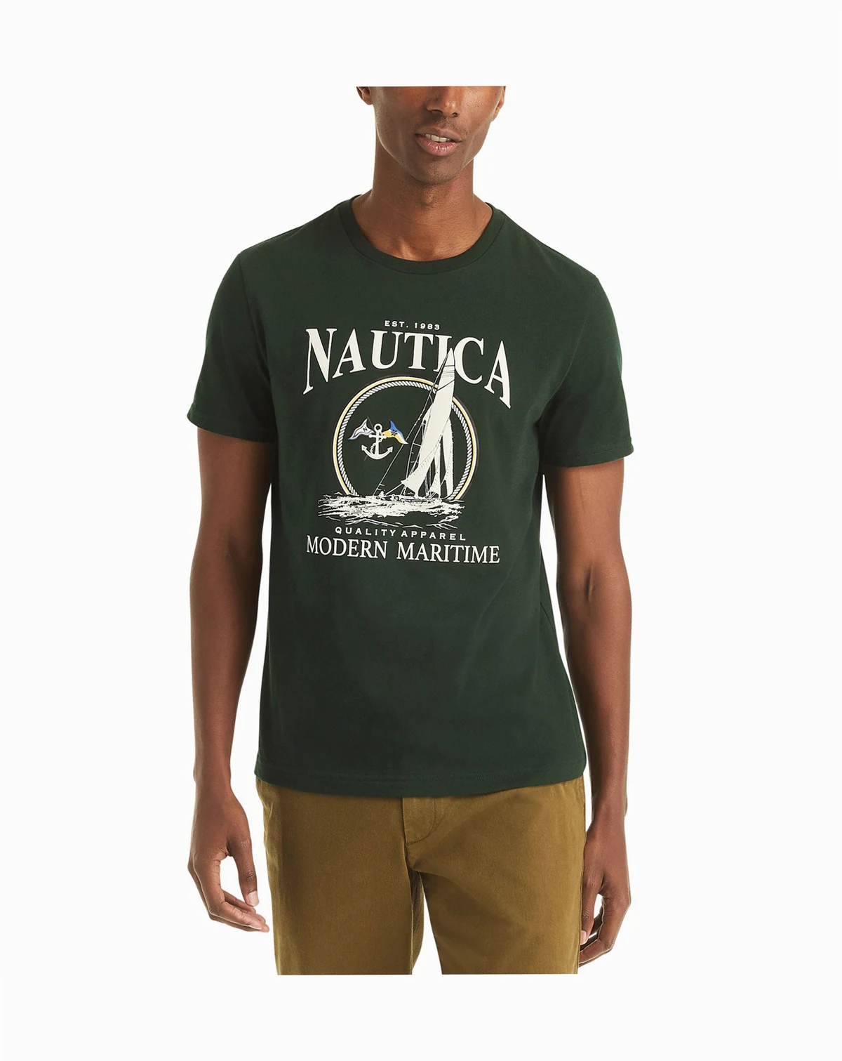 Men's Sail Printed Crewneck T-Shirt