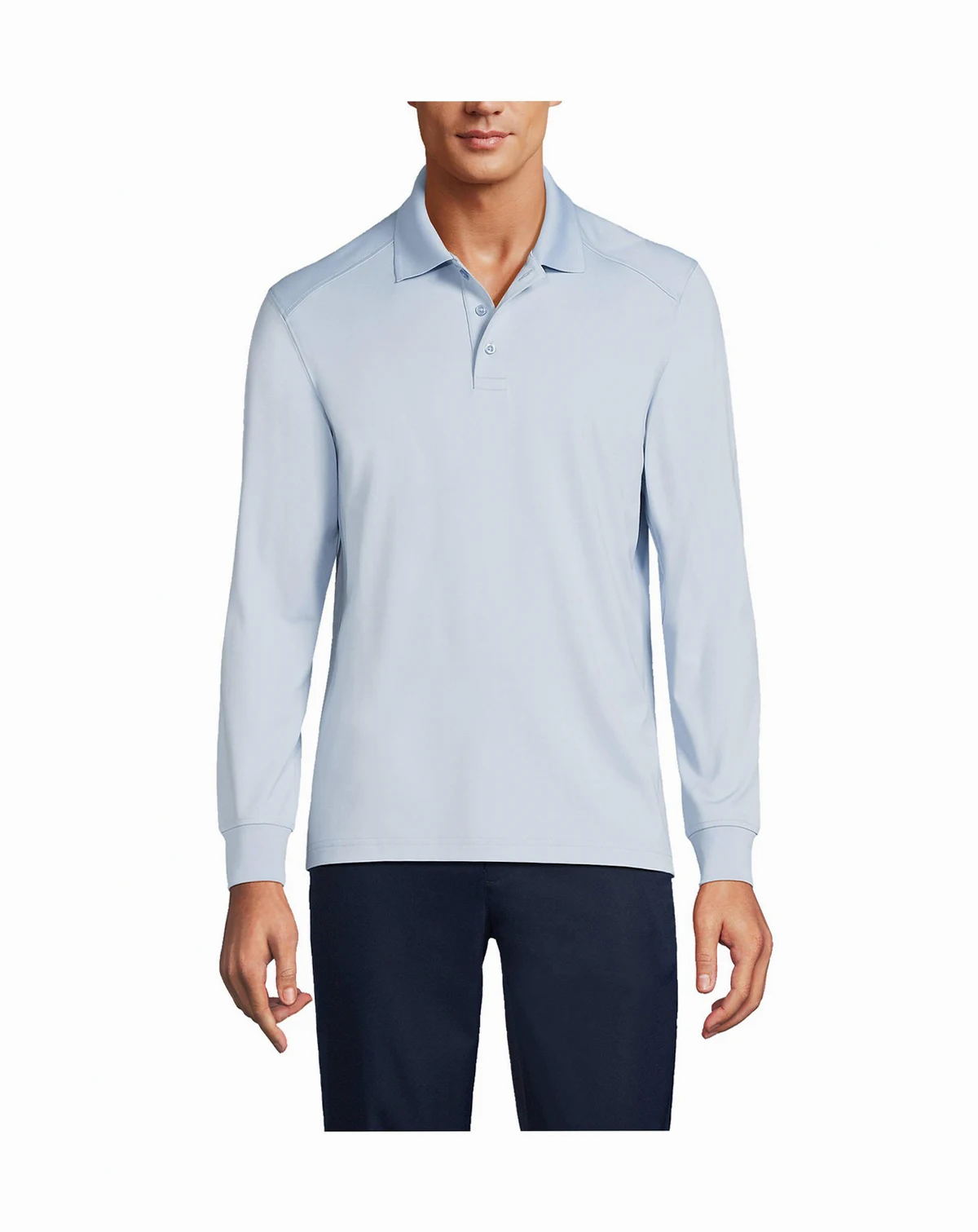 Men's Long Sleeve Rapid Dry Polo Shirt