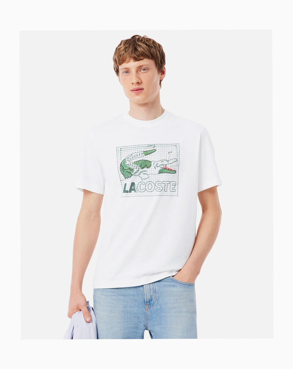 Men's Classic-Fit Printed Crewneck T-Shirt