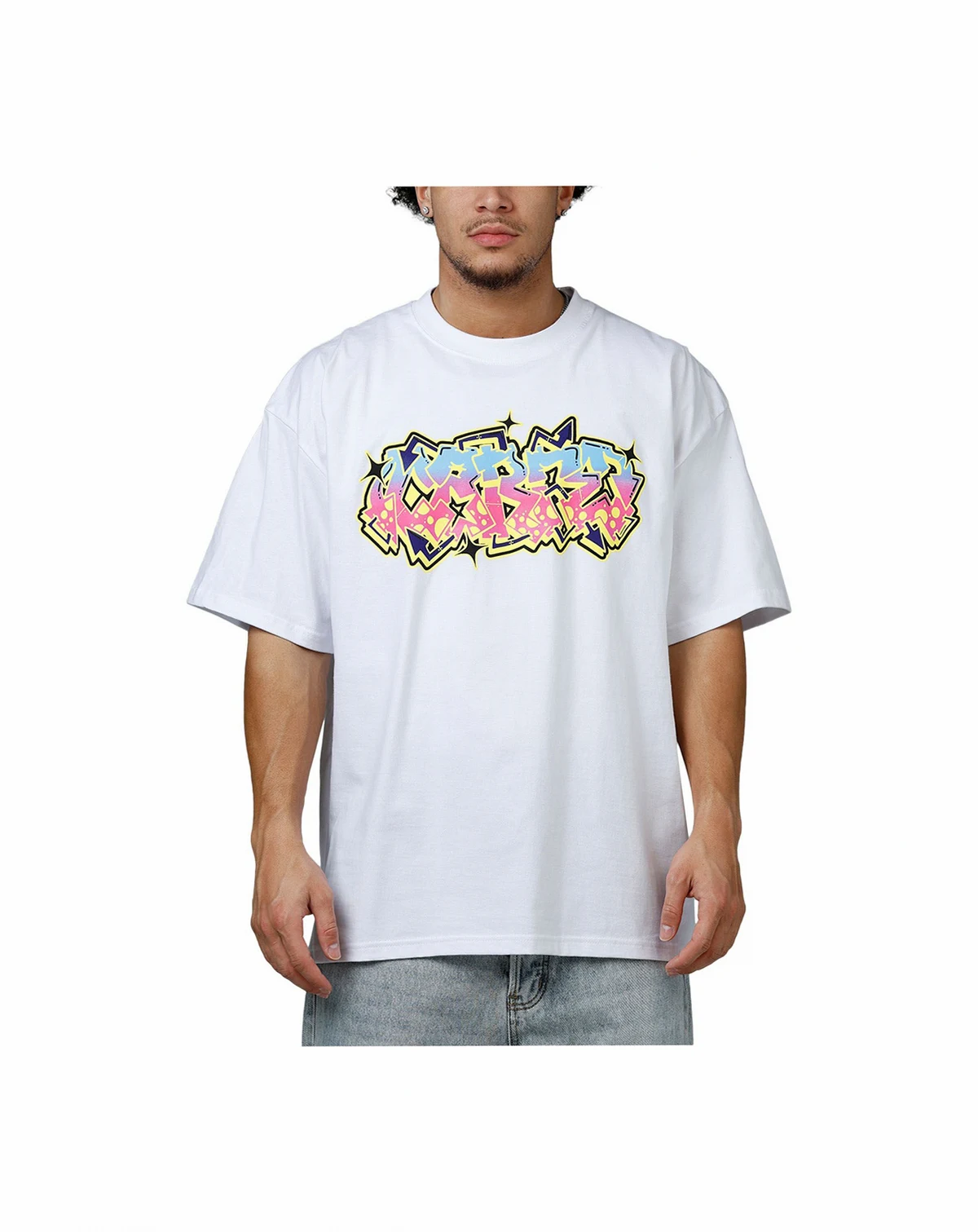 Men's Vandalize Drop T-Shirt - White L