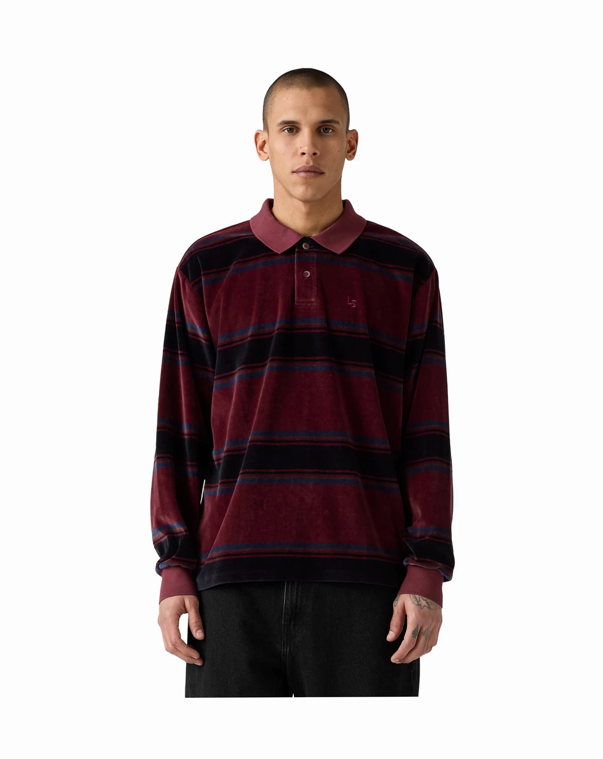 Men's Regular-Fit Long-Sleeve Polo Shirt