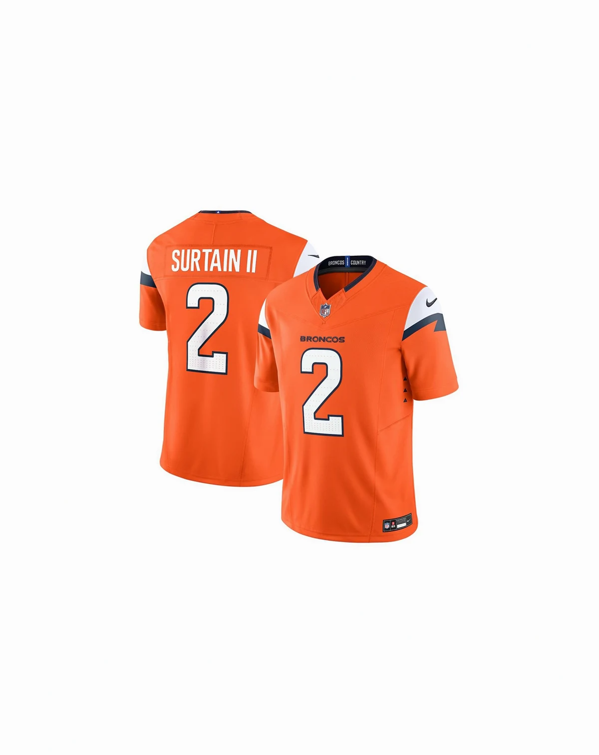 Nike Men's Patrick Surtain II Denver Broncos Vapor F.U.S.E. Limited Jersey