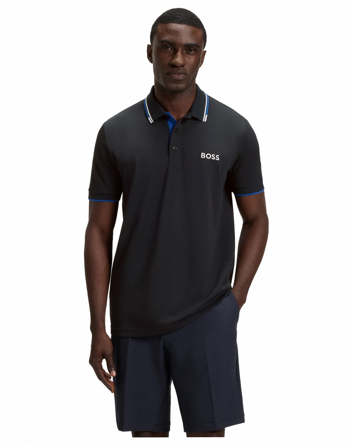 Men's Cotton-Blend Polo Shirt
