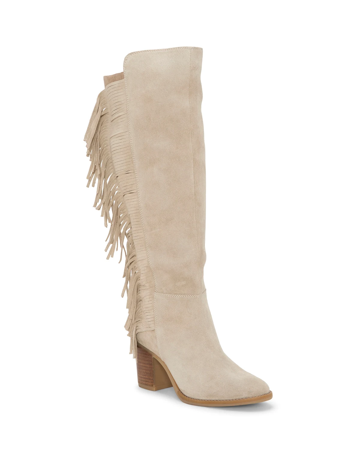Women's Boswell Fringe Knee High Block Heel Boots