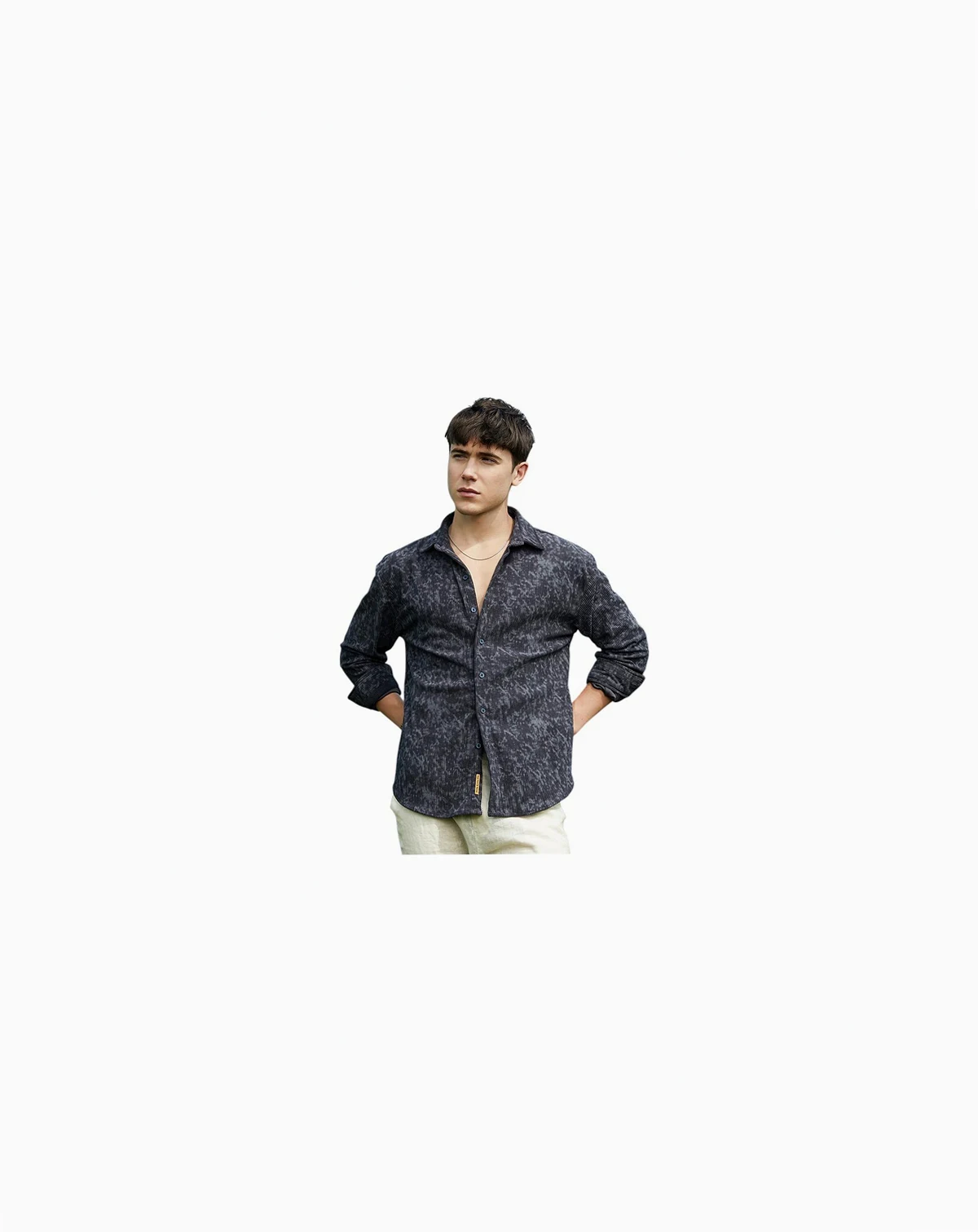 Faded Corduroy Oversized Shirt