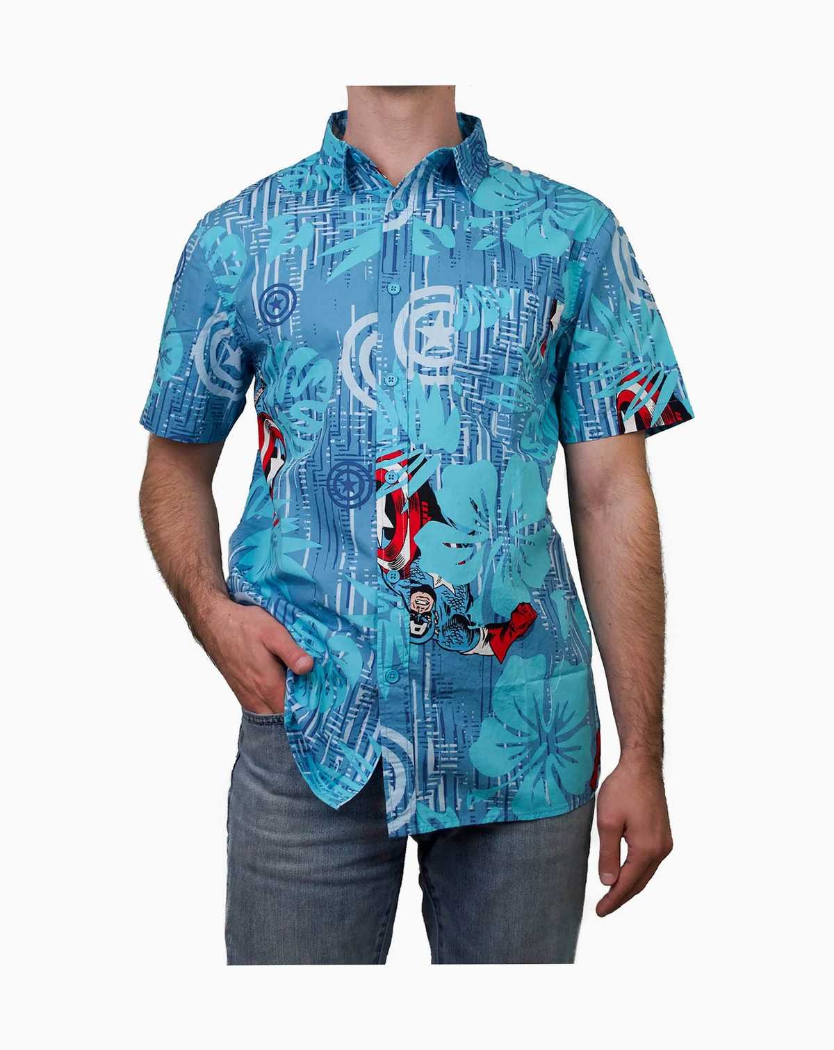 Men's Cap Island Short Sleeves Woven Shirt