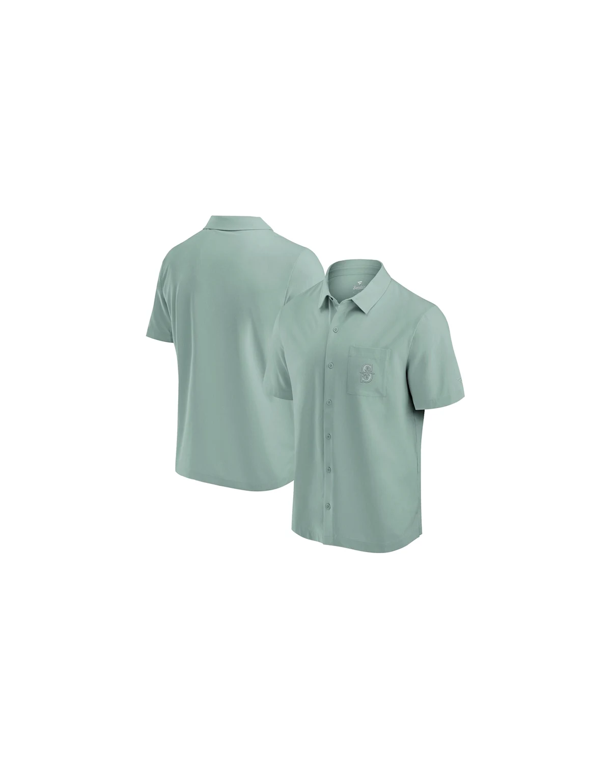 Men's Green Seattle Mariners Front Office Button-Up Shirt