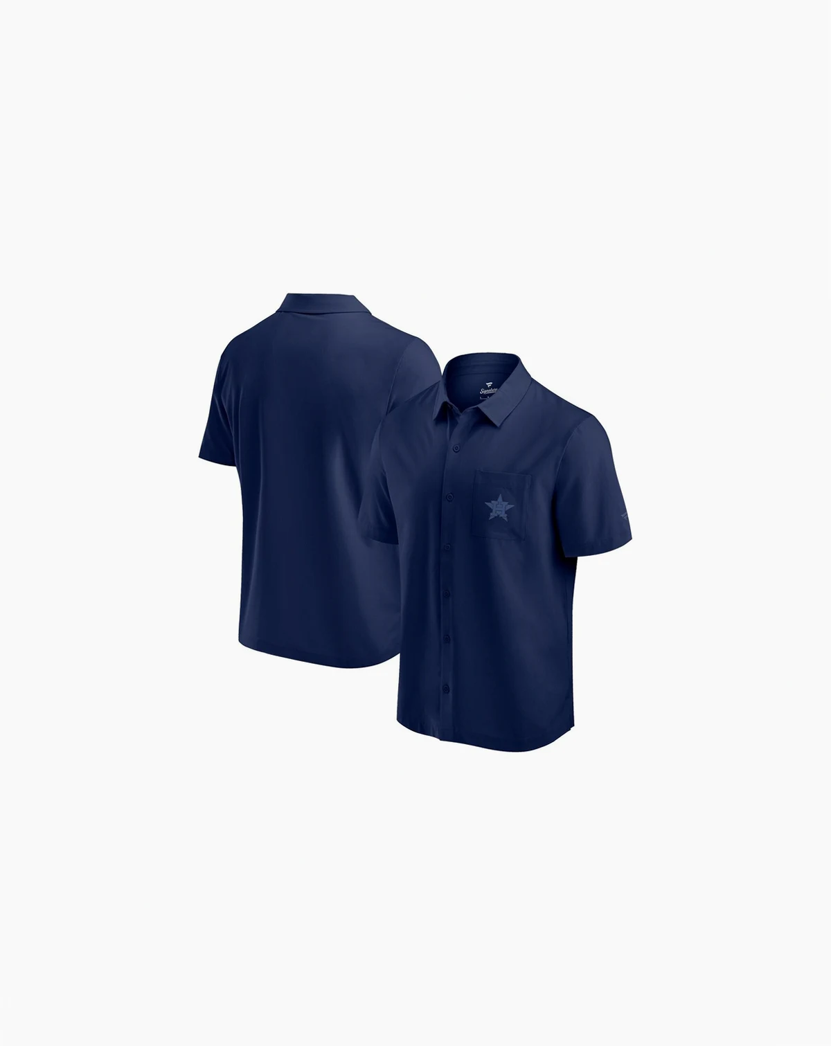 Men's Navy Houston Astros Front Office Button-Up Shirt