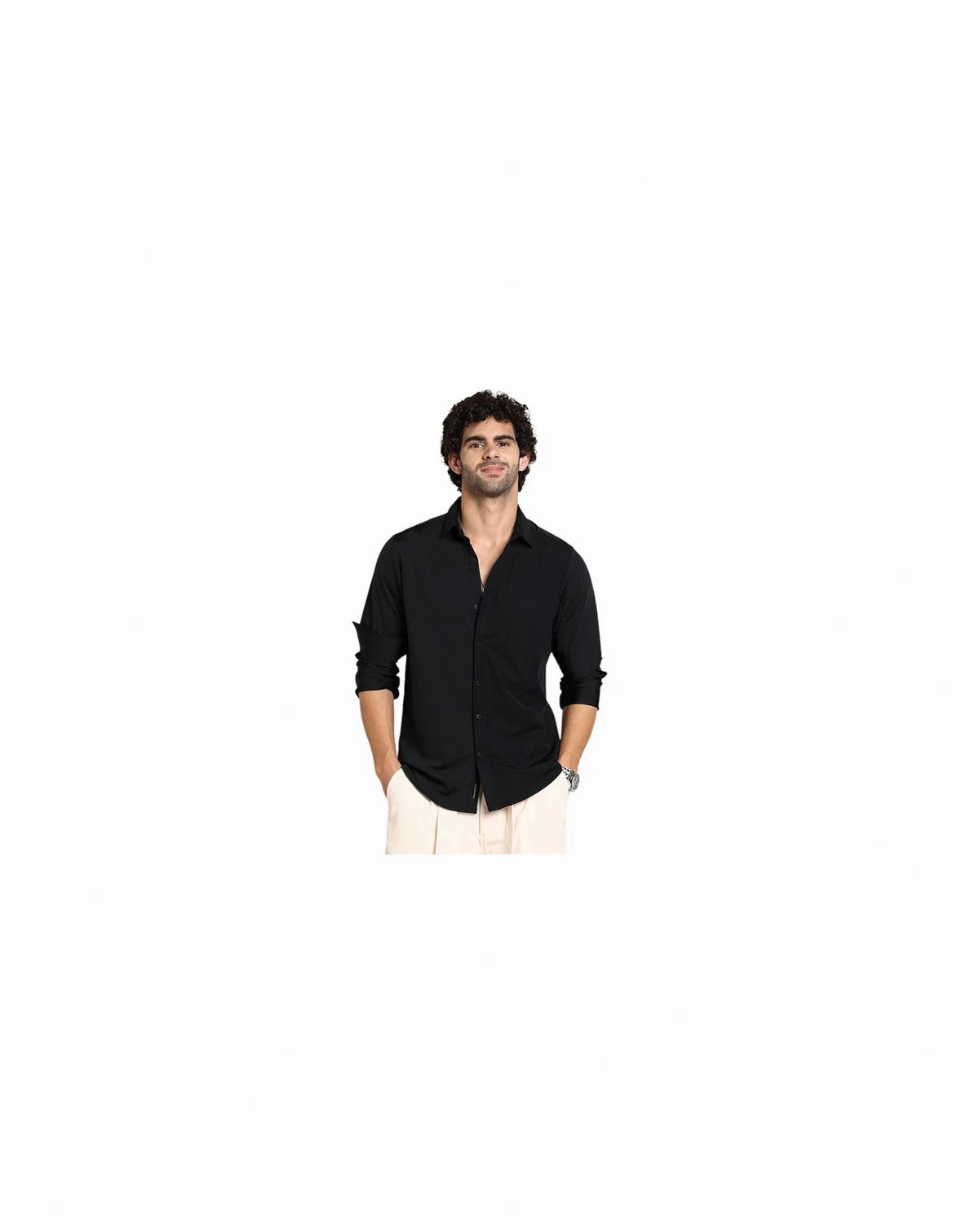Men's Onyx Black Everyday Solid Shirt
