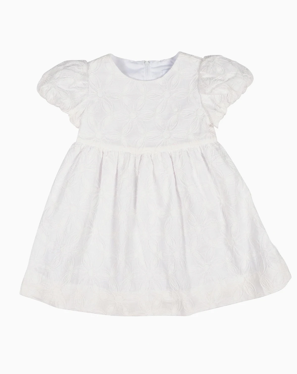 Toddler Girls Embroidered Floral Dress