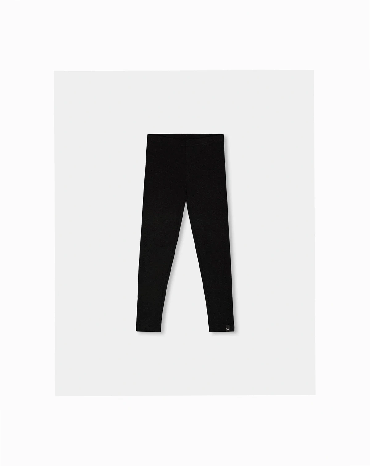 Girl Super Soft Ribbed Leggings Black - Toddler|Child