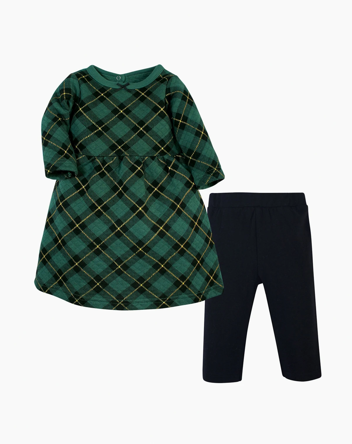 Quilted Cotton Dress and Leggings