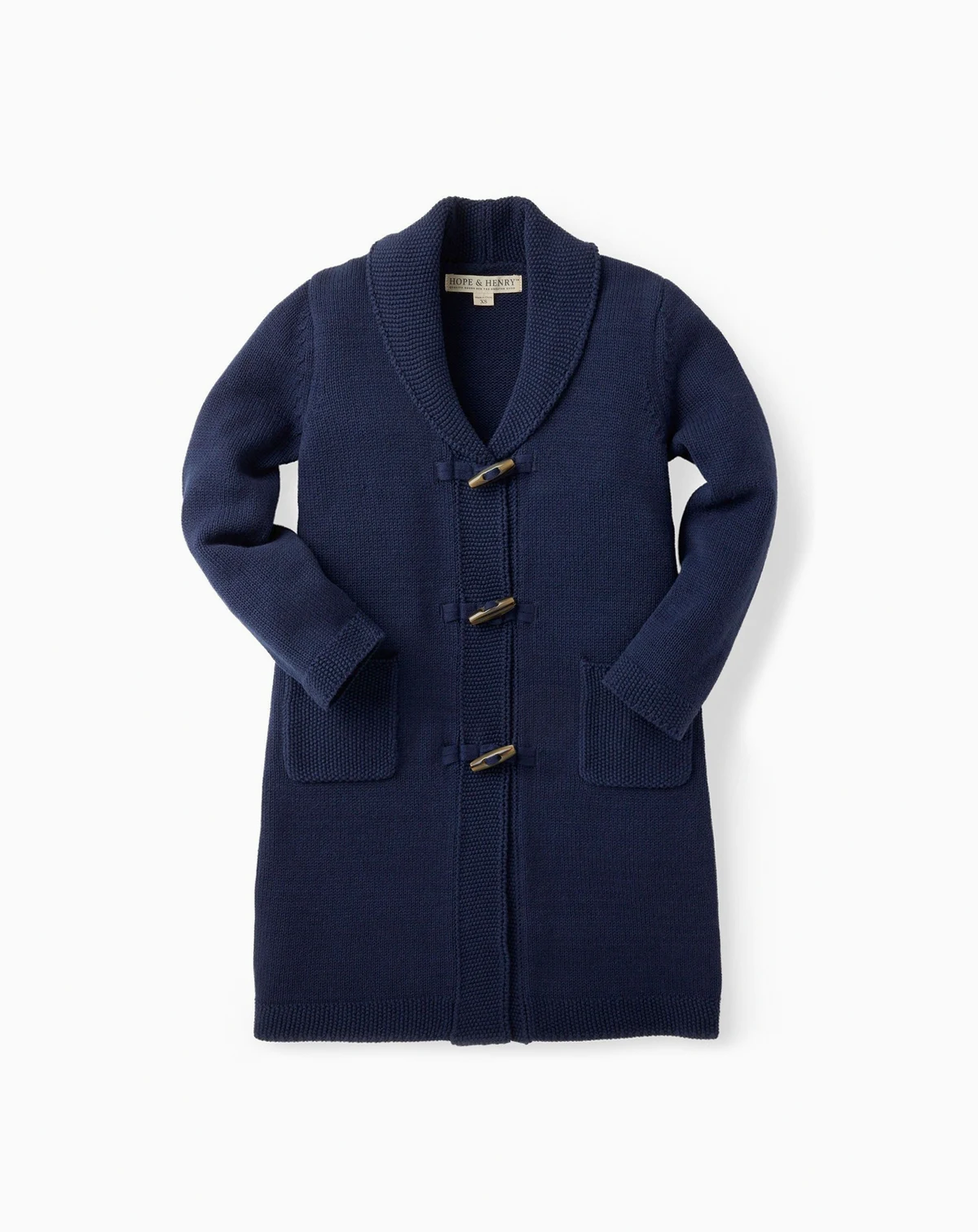 Baby Girls Tunic Cardigan with Shawl Collar