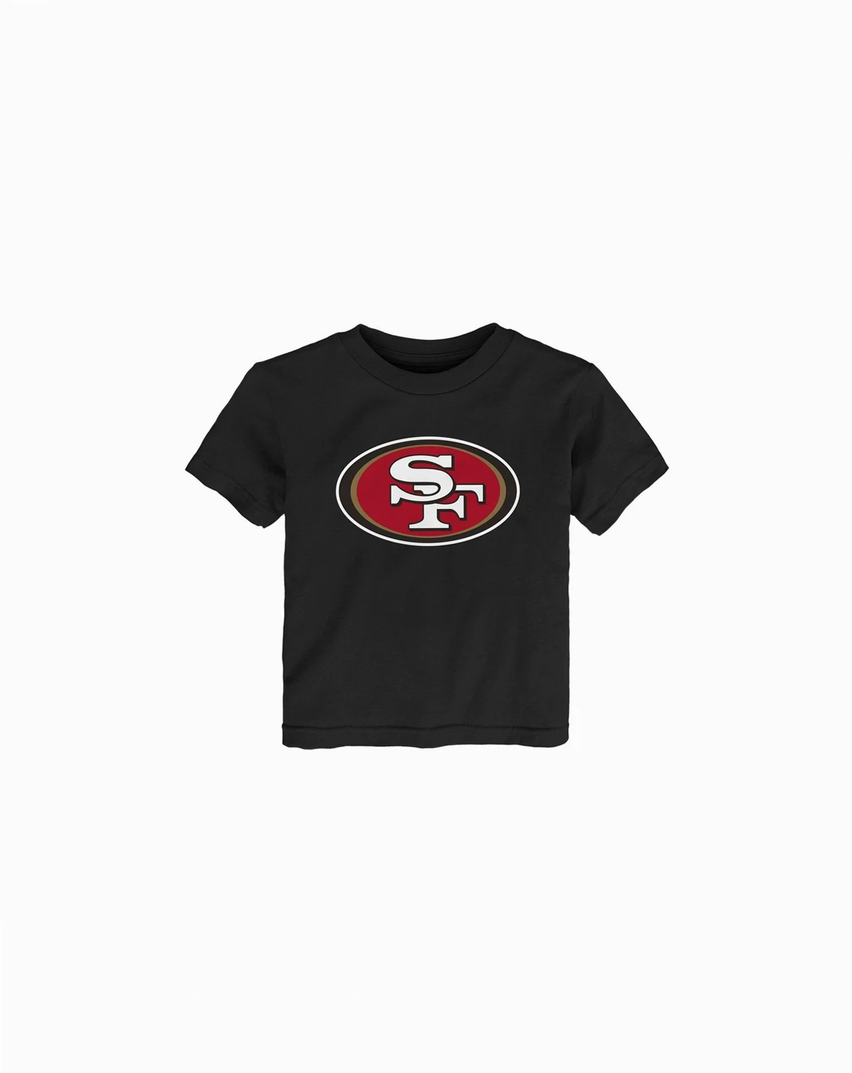 Toddler Boys and Girls Black San Francisco 49ers Primary Logo T-shirt