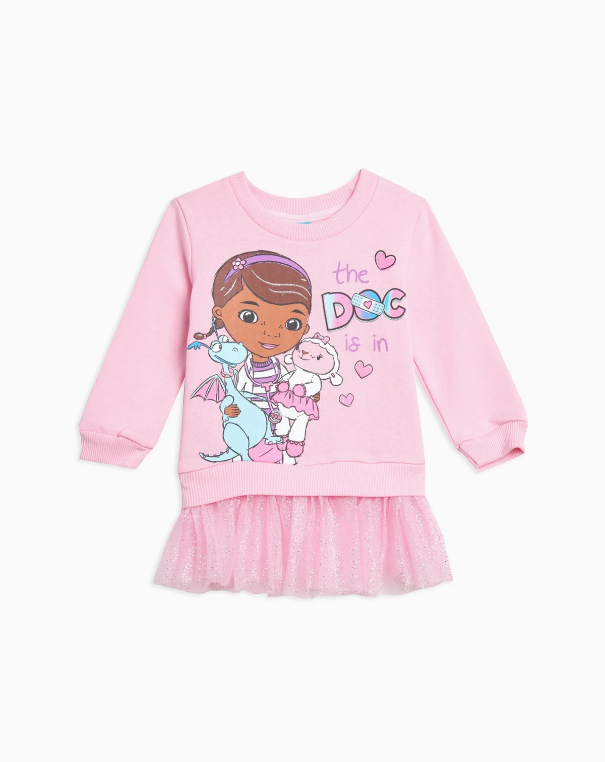 Toddler Girls Fleece Sweatshirt Dress