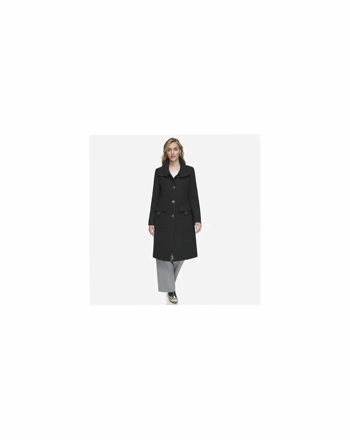 Women's Almedia Sb Wool Twill Coat With Back Belt