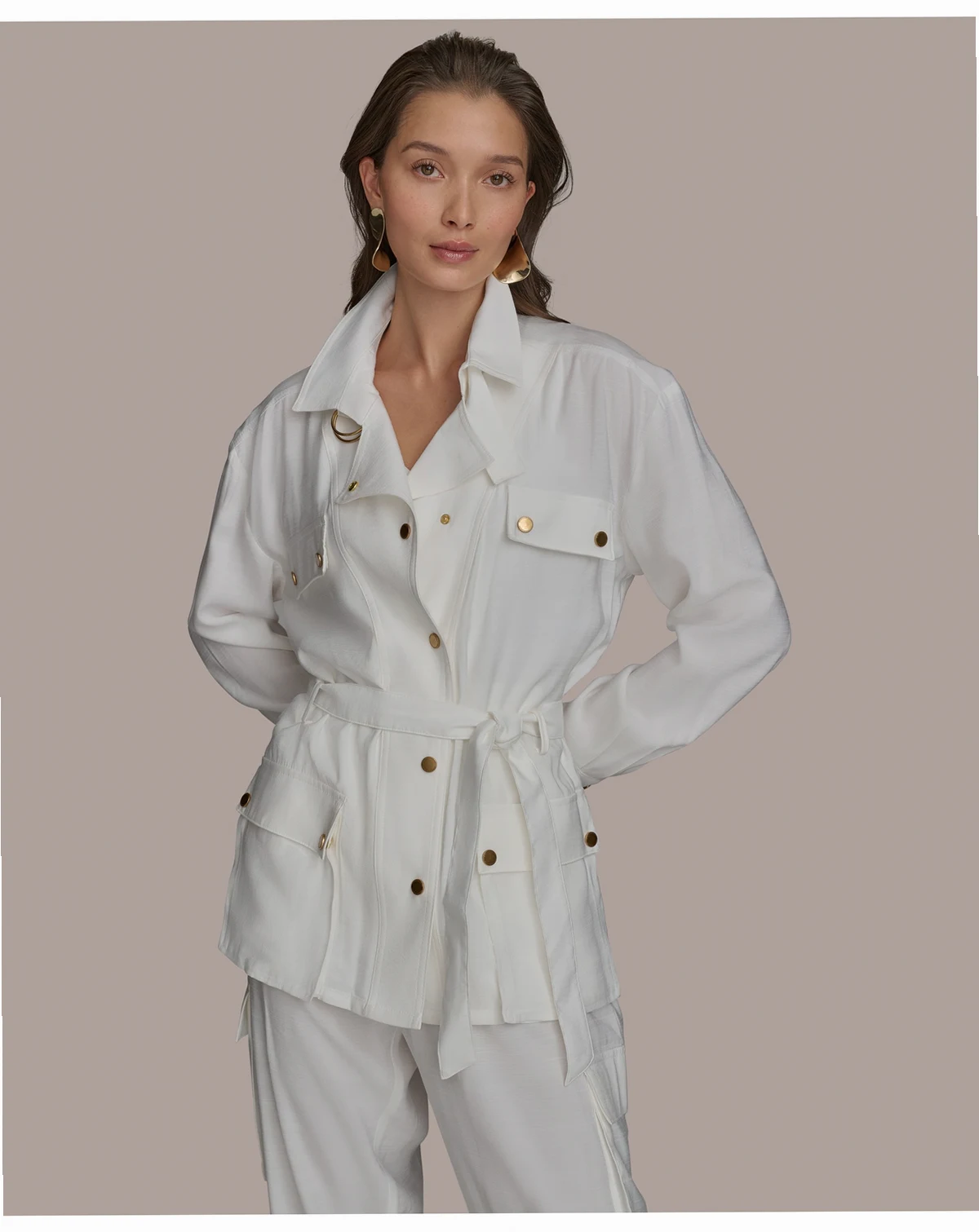 Women's Belted Utility Jacket