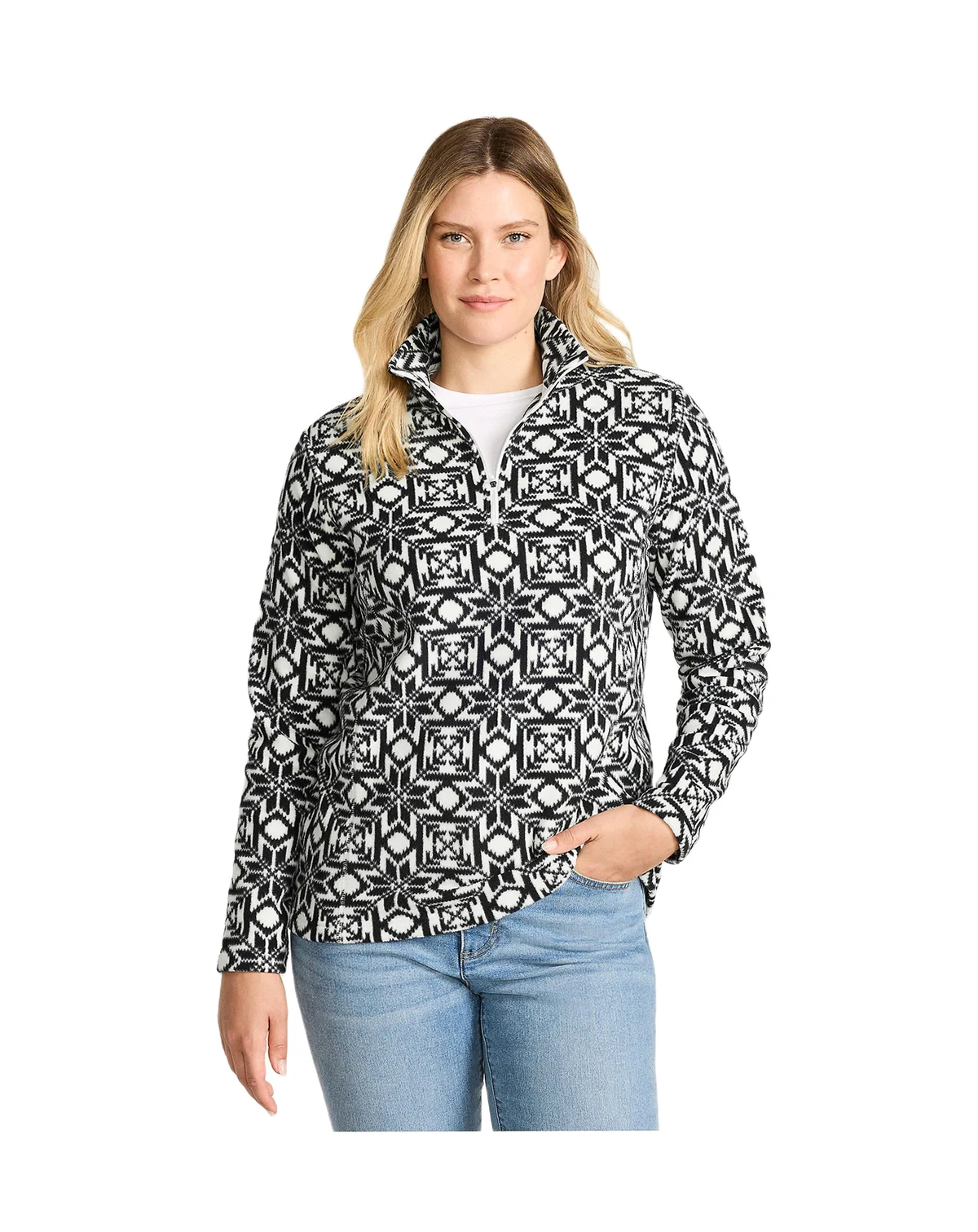 Women's Tall Anyweather Fleece Quarter Zip Pullover Coat