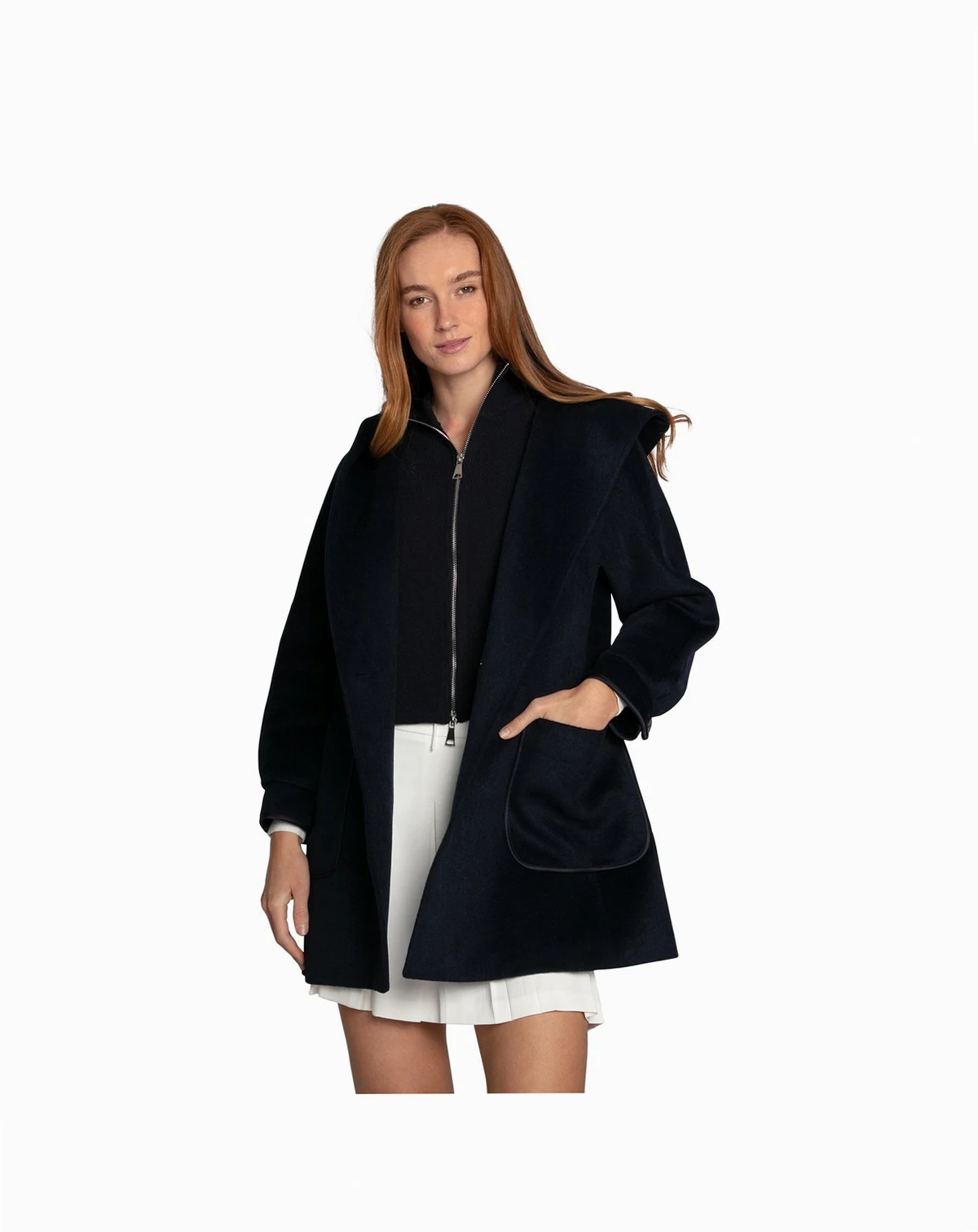 Women's Next To You Hooded Wool Blend Coat