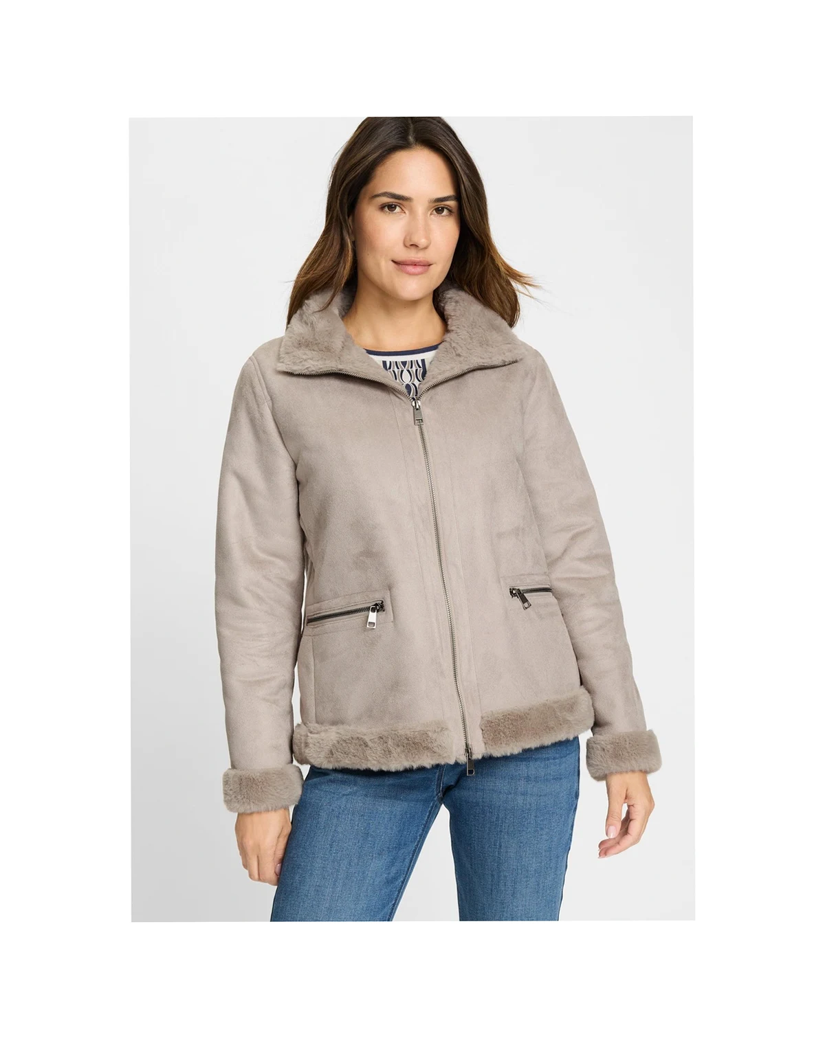 Women's Faux Shearling Jacket