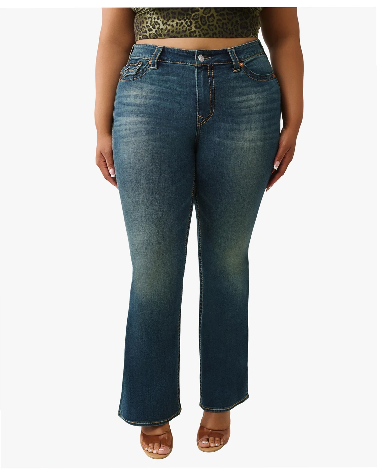 Plus Size Becca Bootcut Big T Jeans