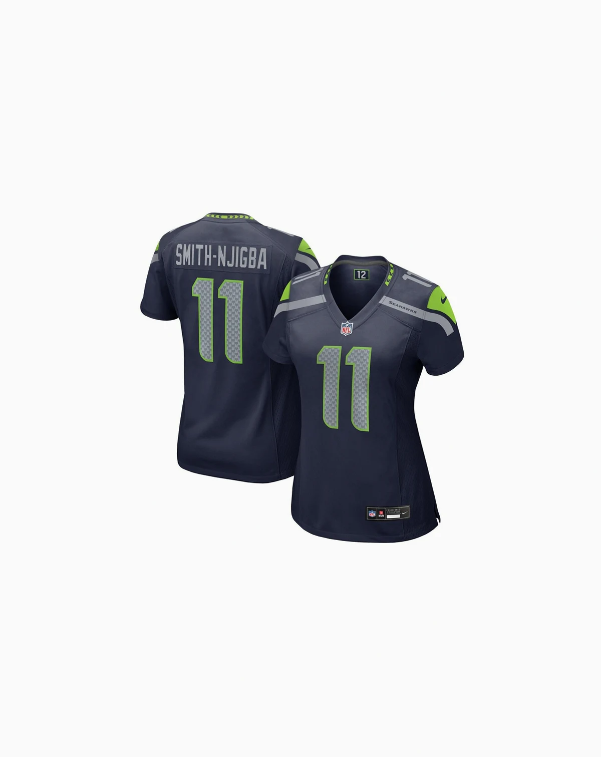 Women's Jaxon Smith-Njigba College Navy Seattle Seahawks Game Jersey