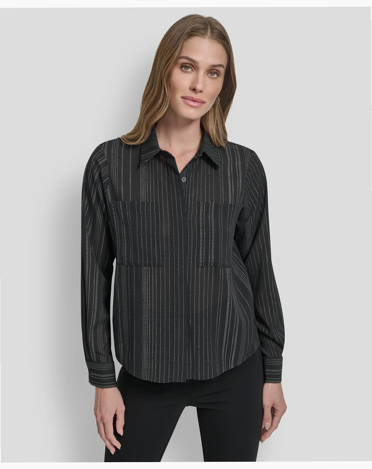 Women's Embellished Collared Shirt