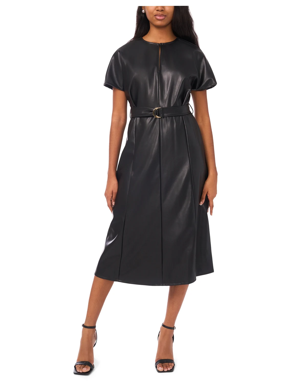 Women's Dolman Sleeve Belted Dress