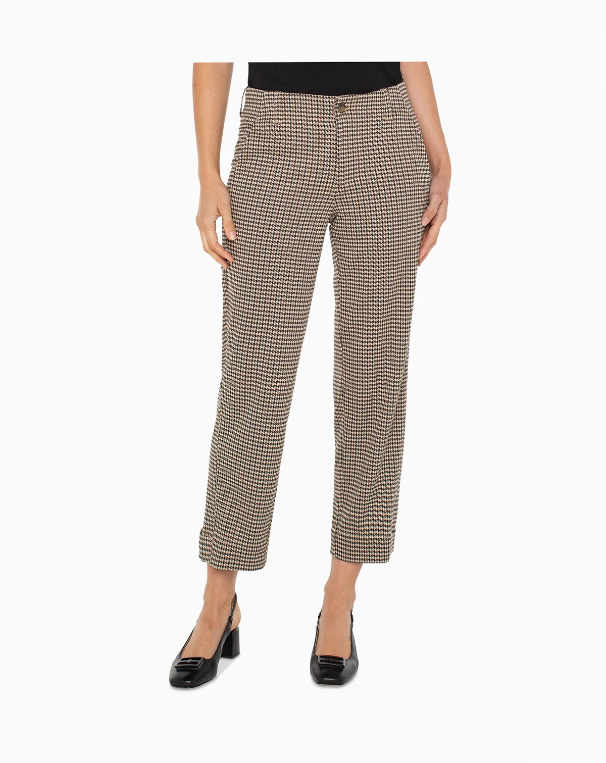 Women's Mid-Rise Jacquard Utility Pants