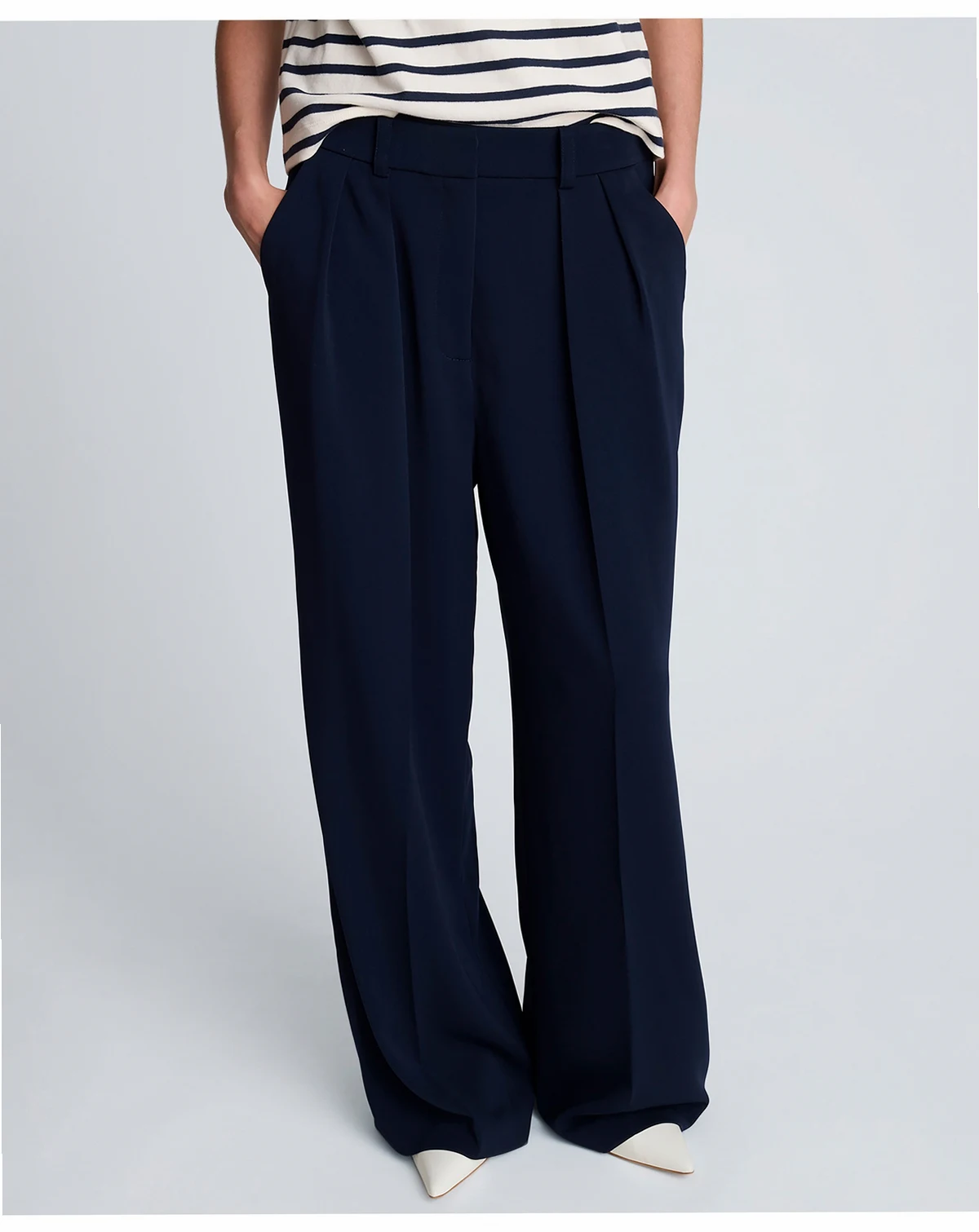 Women's Pleated Wide Leg Pant