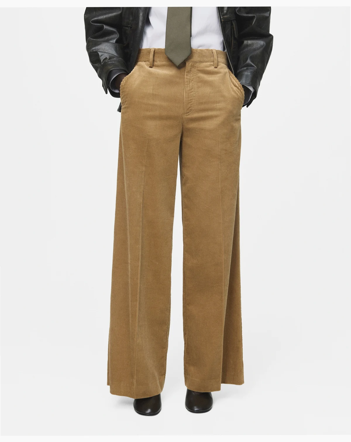 Women's Wide-Leg Corduroy Pants
