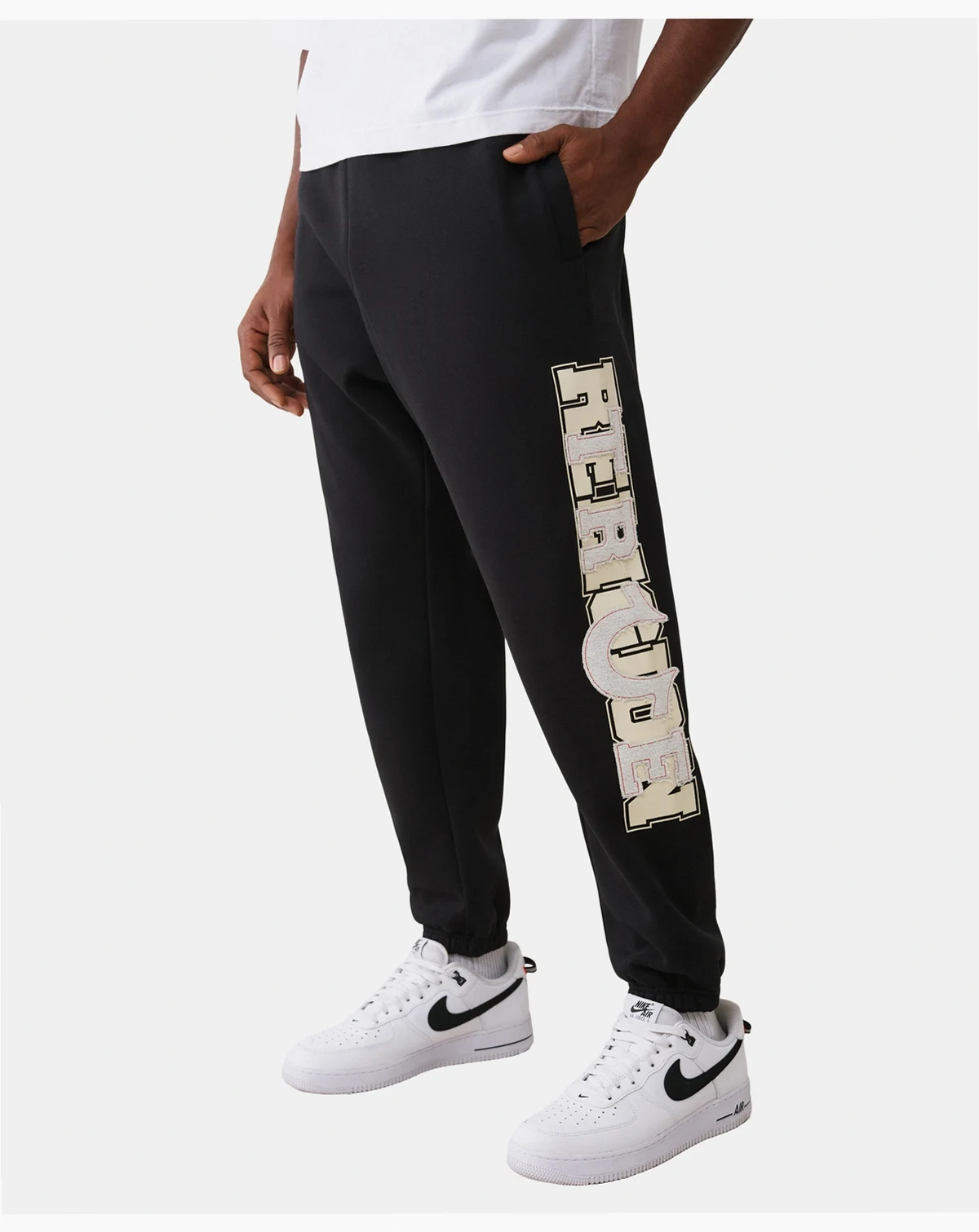 Men's Applique Regular-Fit Joggers