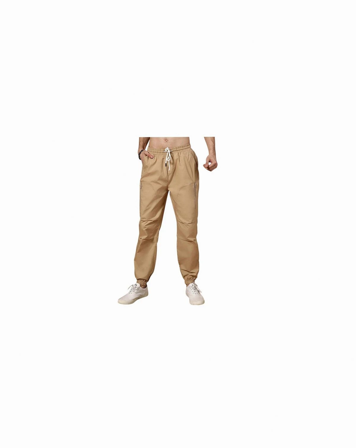 Men's Khaki Brown Parachute Utility Trousers