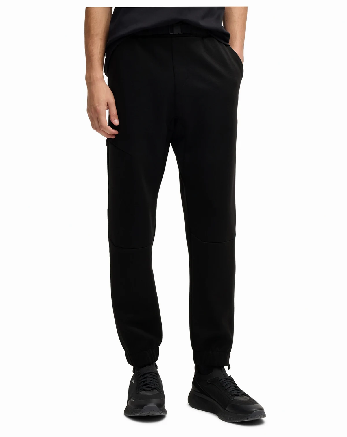 Men's Bonded-Fleece Tracksuit Bottoms