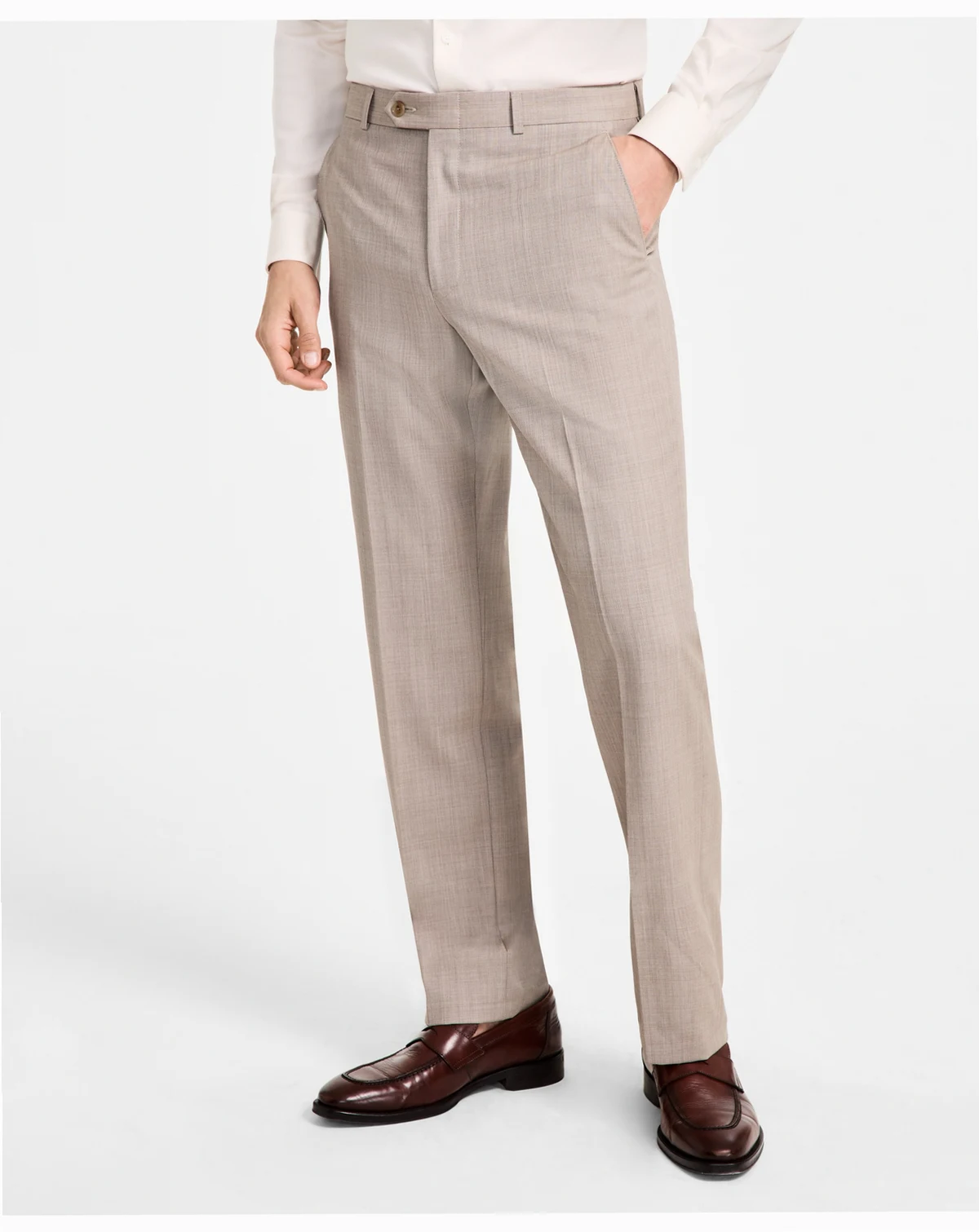 Men's Classic Fit Wool Blend Suit Separates Pant Spring