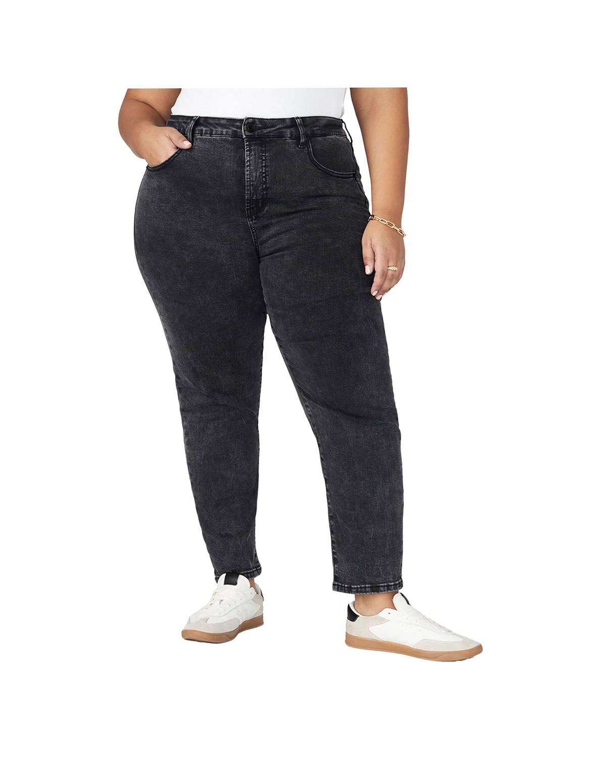 Plus Size The Leigh Super Stretch Slim Leg Jean
