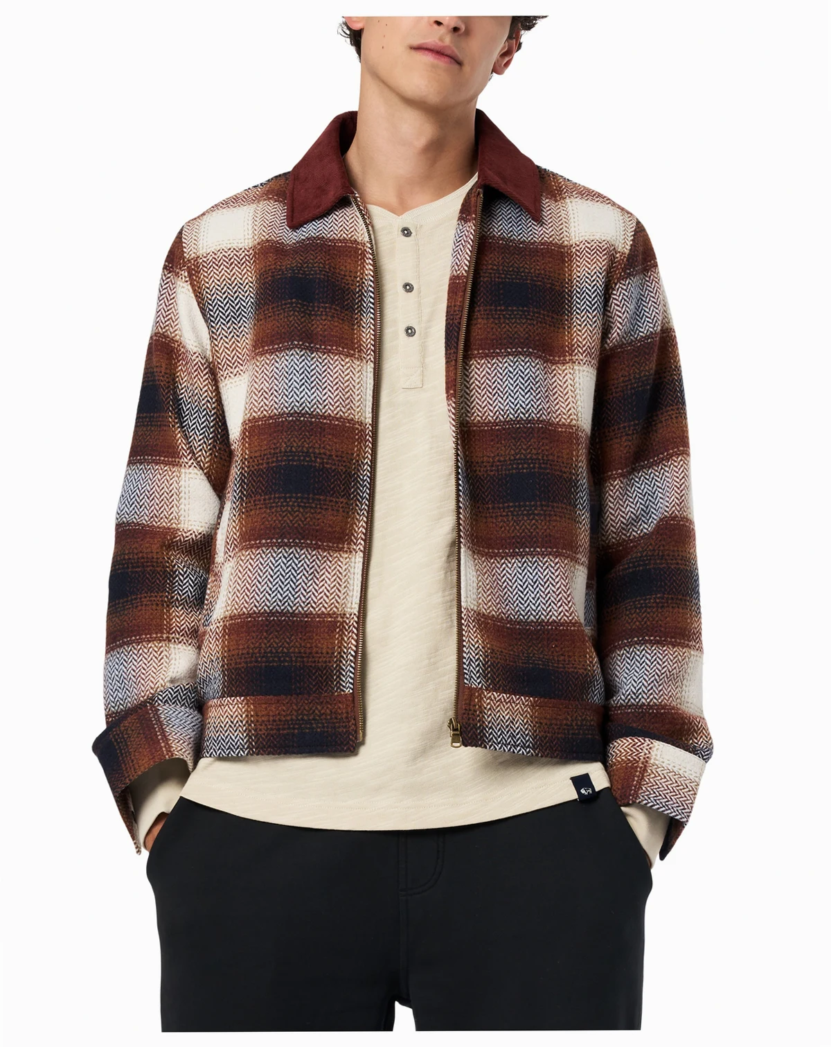 Men's Julio Plaid Long-Sleeve Jacket
