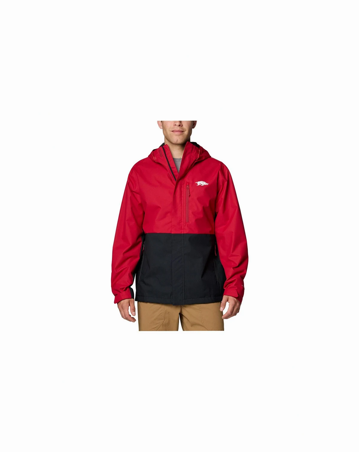 Men's Cardinal Arkansas Razorbacks Field Bound Omni-Tech Full-Zip Jacket